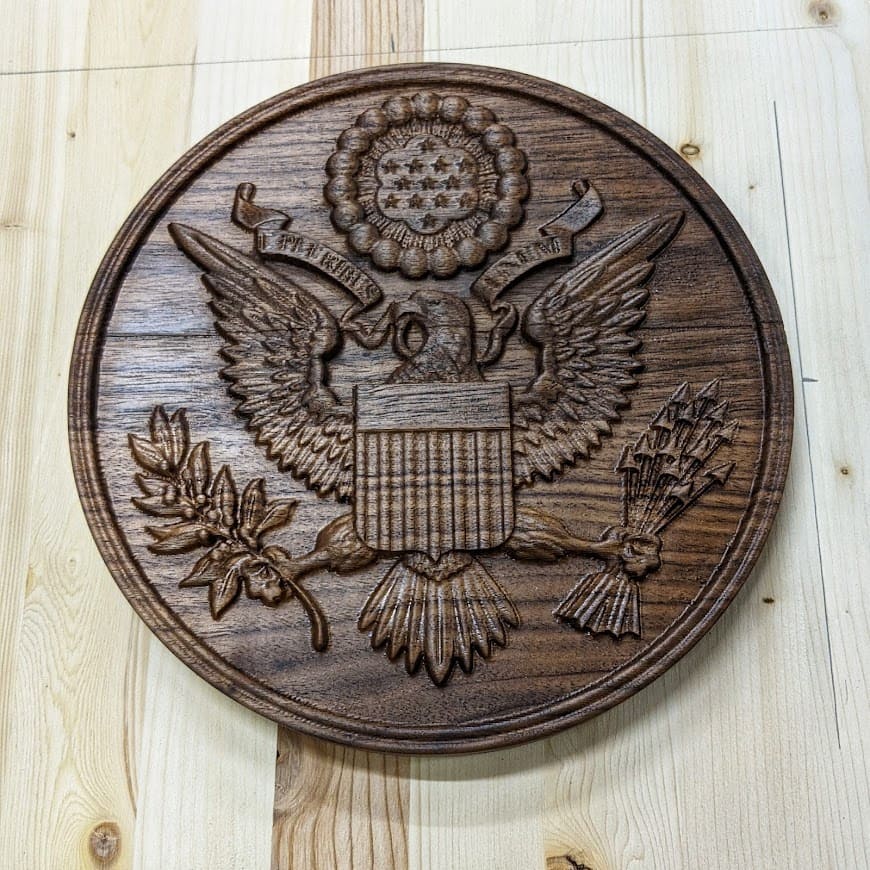 3D carved presidential seal Calgary