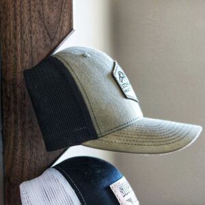 Walnut hat rack