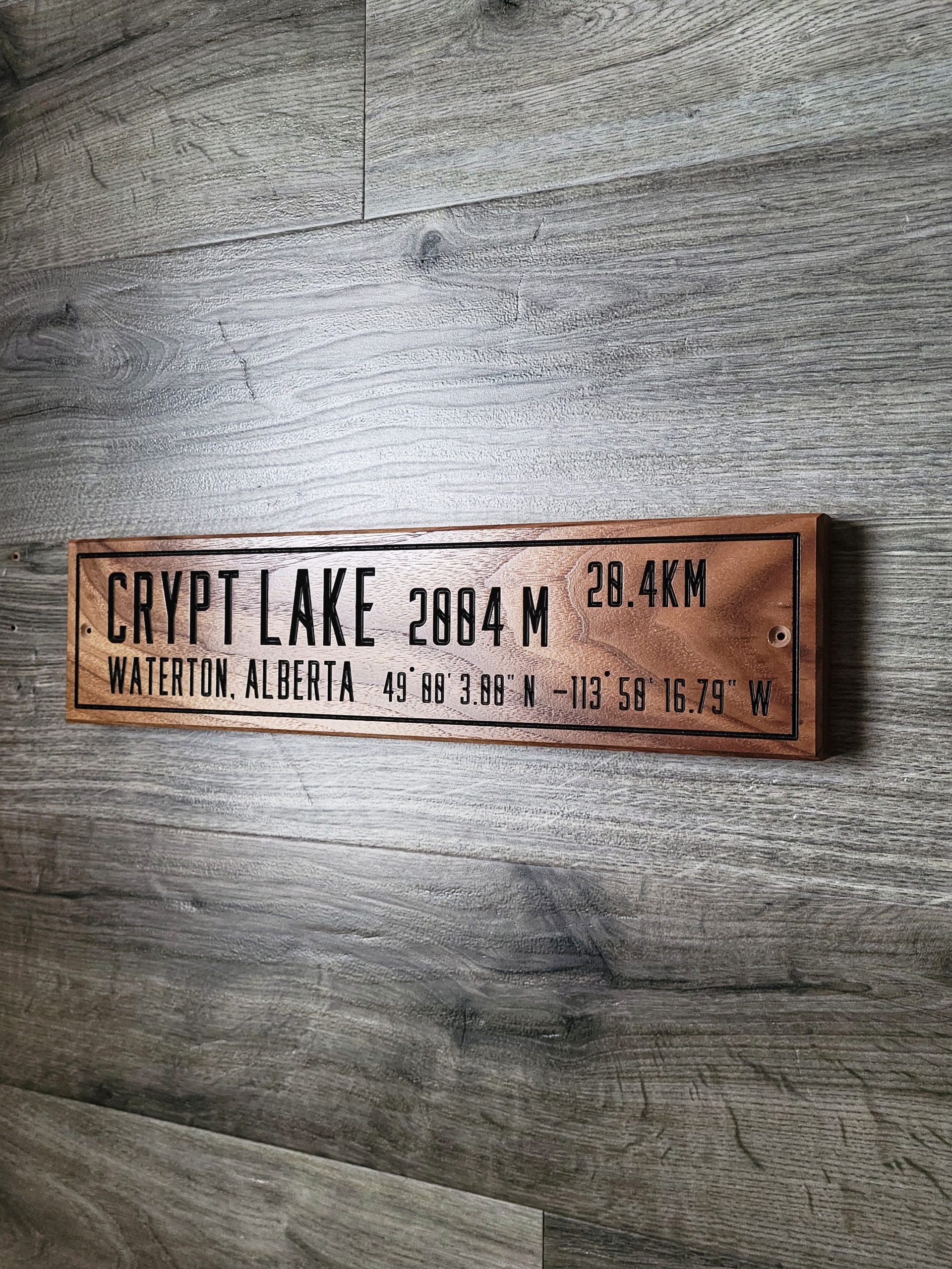 Custom hiking signs Alberta