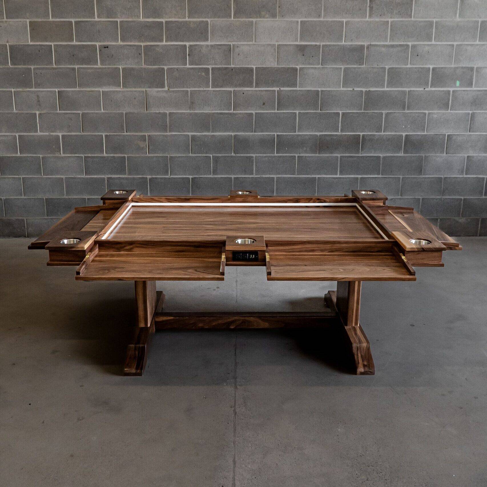 Flip out tray game table built in Ottawa Ontario